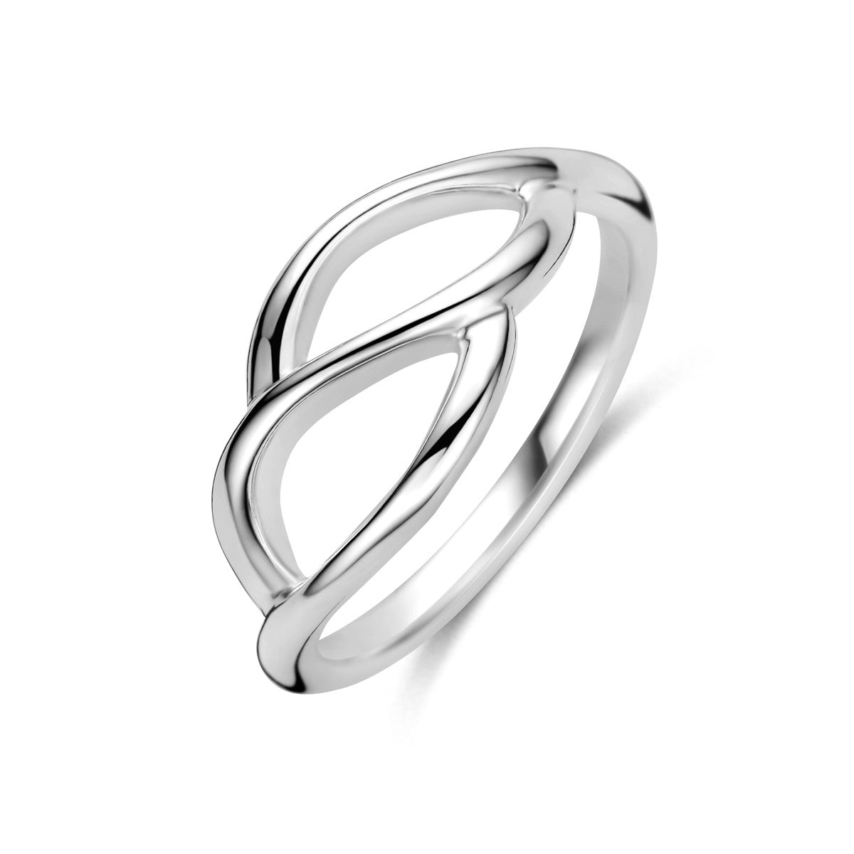 Ring zilver gerhodineerd 9 mm