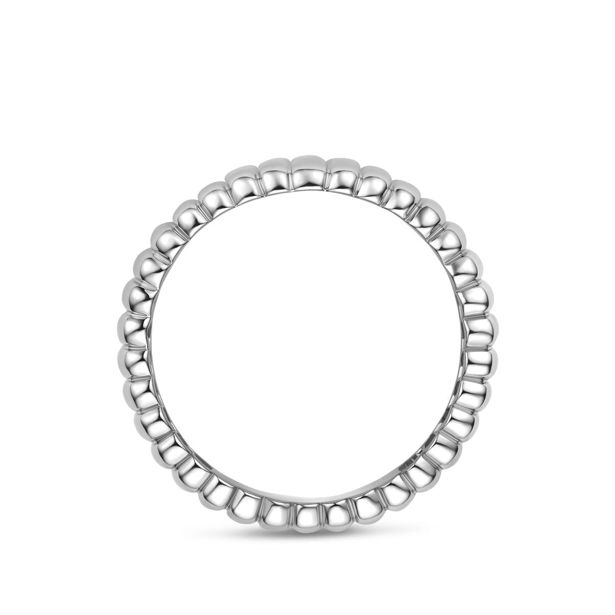 Ring zilver gerhodineerd 8 mm