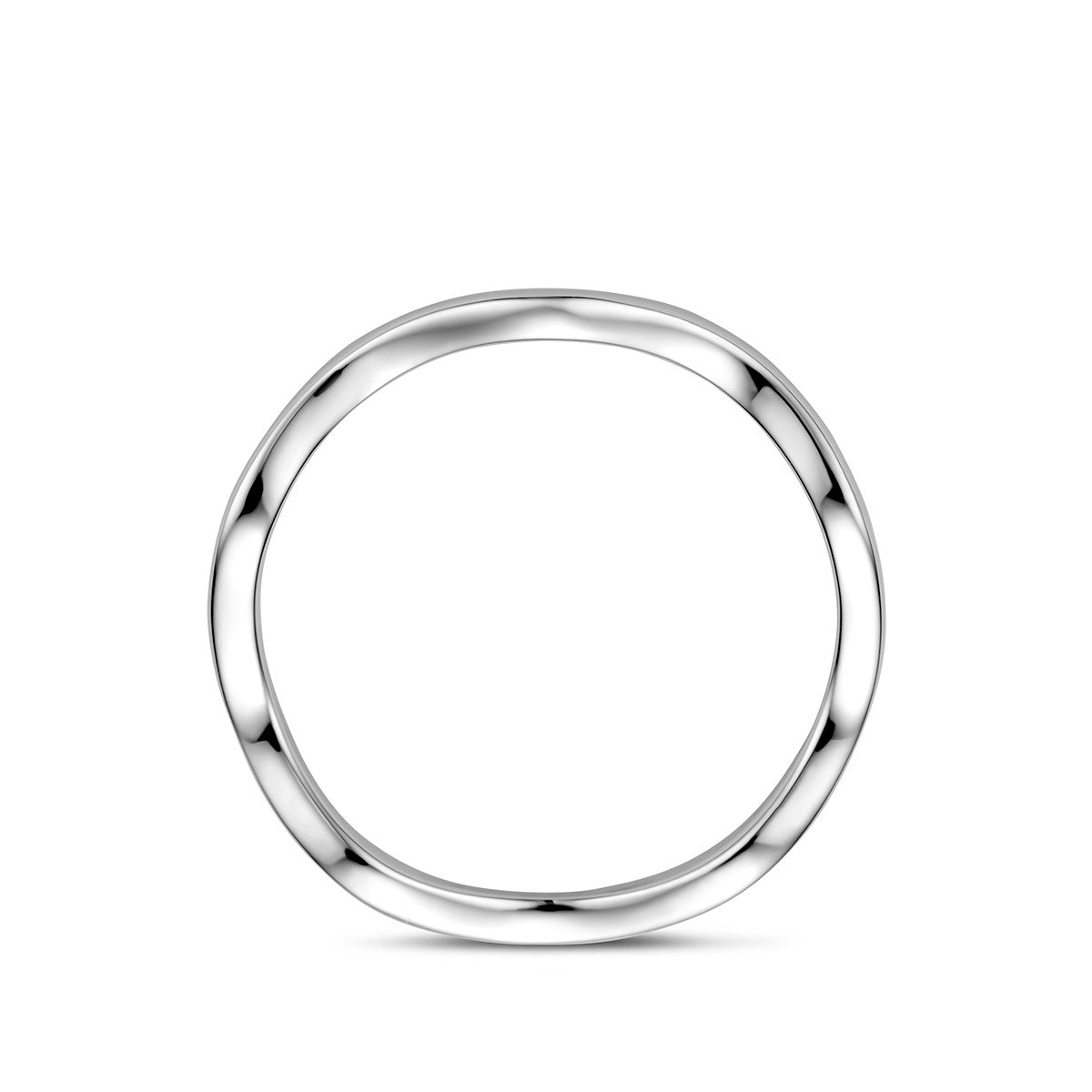 Ring zilver gerhodineerd 2.5 mm