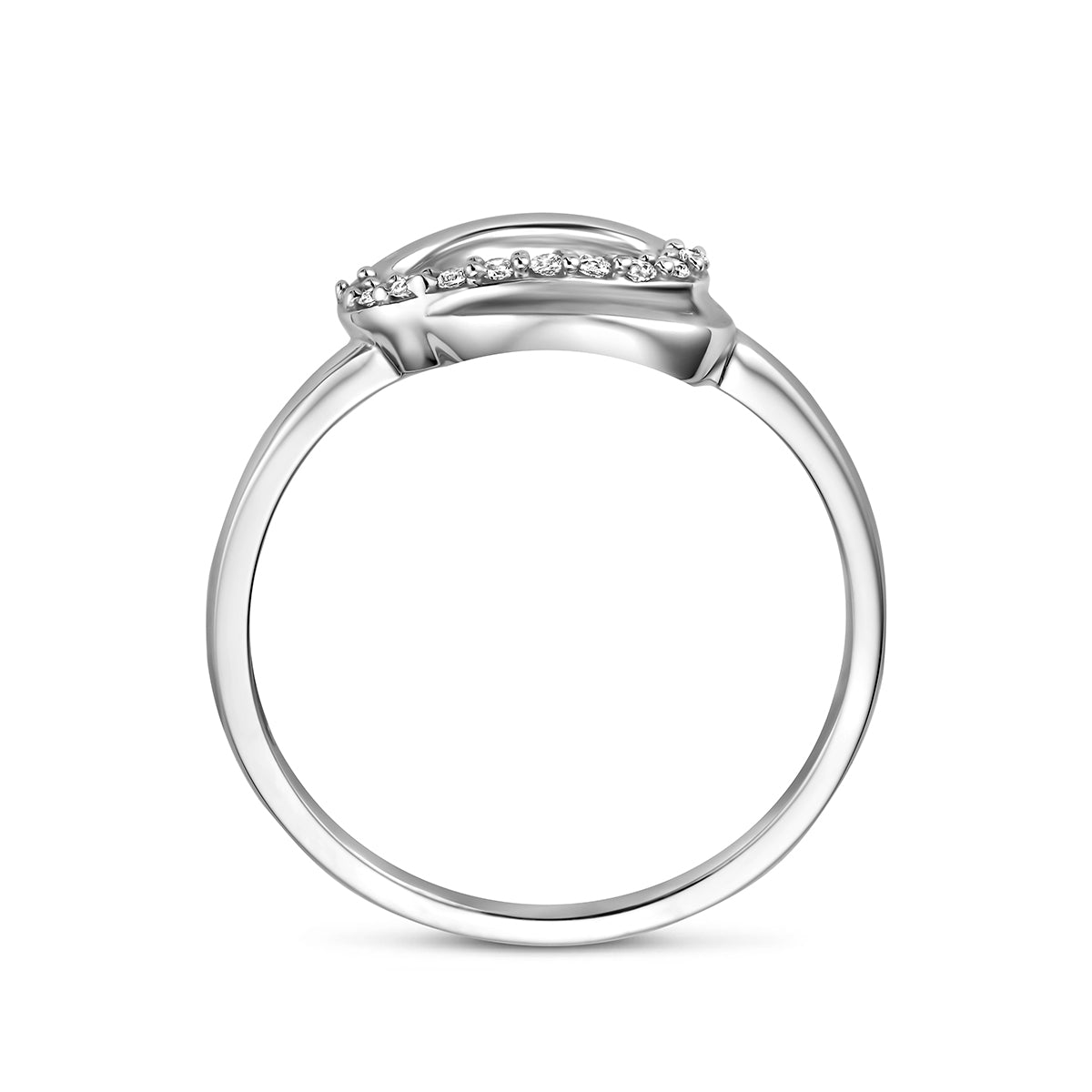 Fantasy Collection Ring zirkonia poli/mat zilver gerhodineerd - afbeelding 3