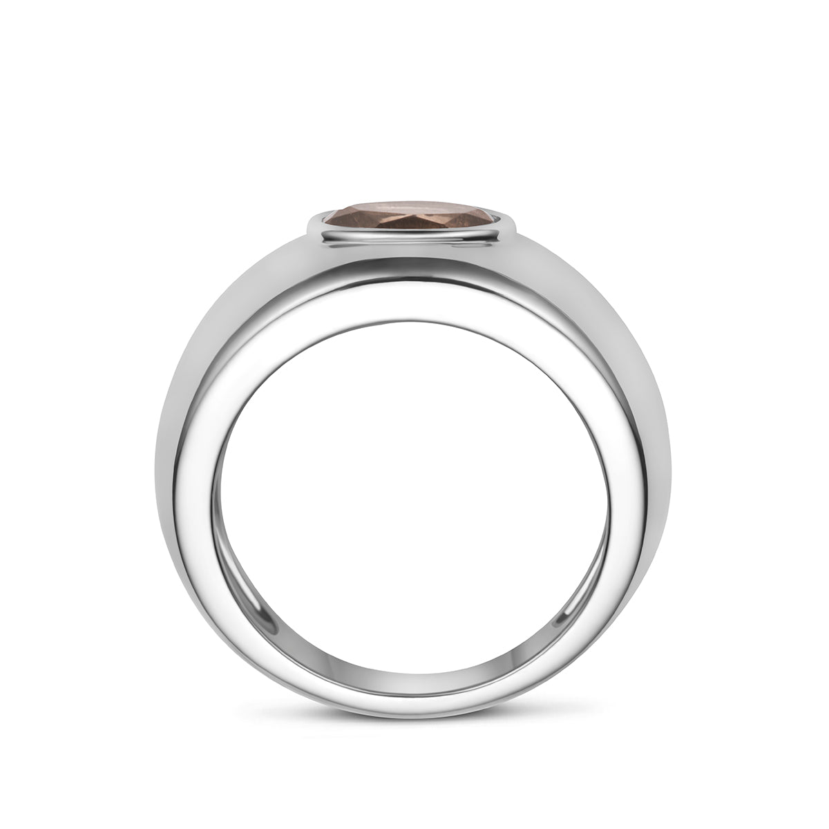 Fantasy Collection Ring rookkwarts zilver gerhodineerd - afbeelding 3