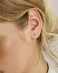 14K geelgouden oorknoppen parel 4,5 mm - 4034892