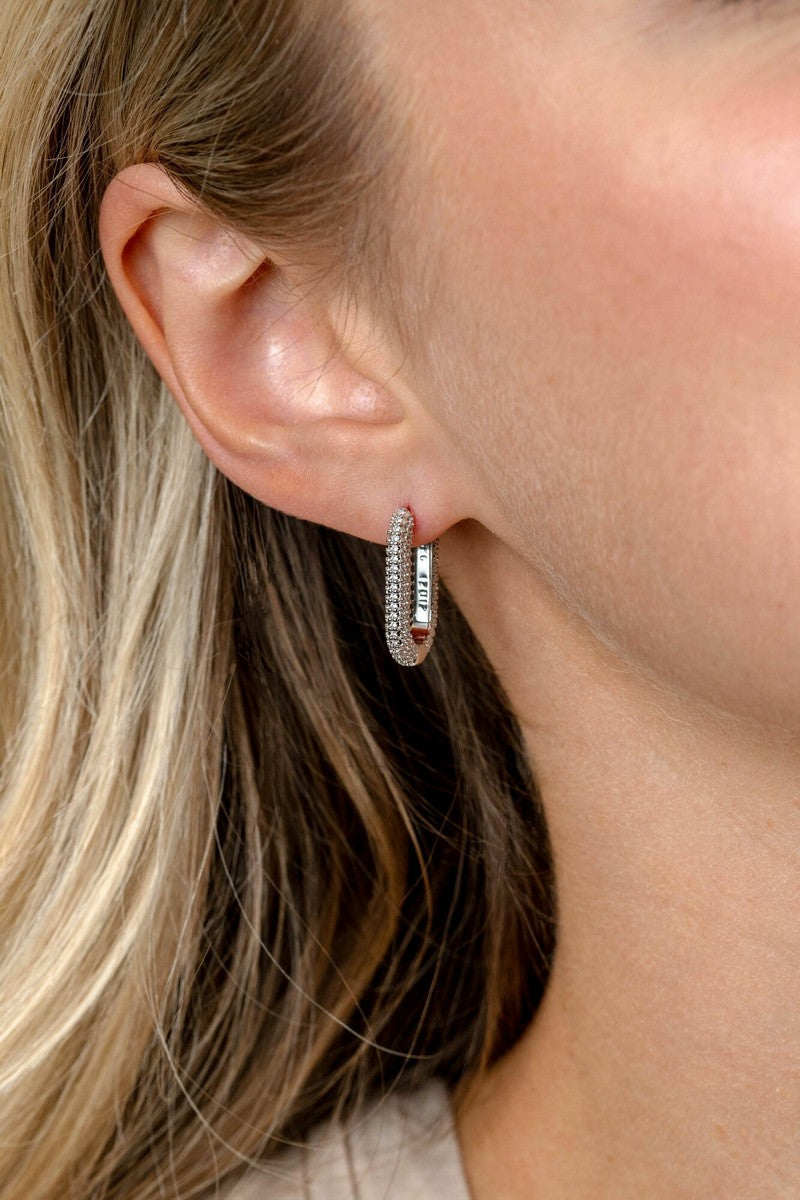 ZINZI Zilveren Oorbellen 20mm - ZIO2694