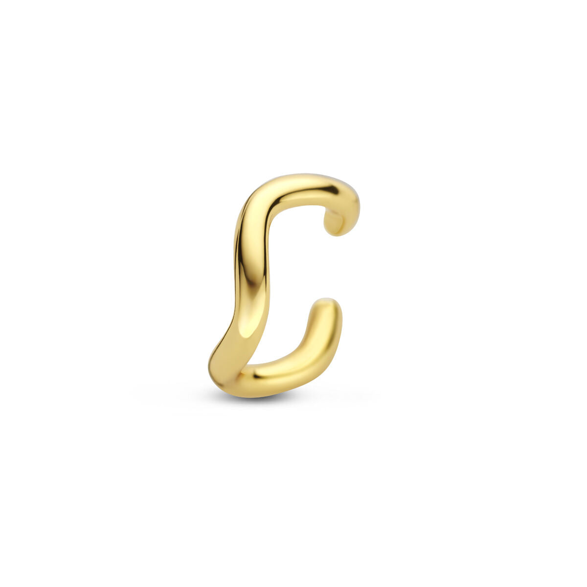 Fantasy Collection Ear cuff 12 mm 1 micron zilver verguld oorbellen