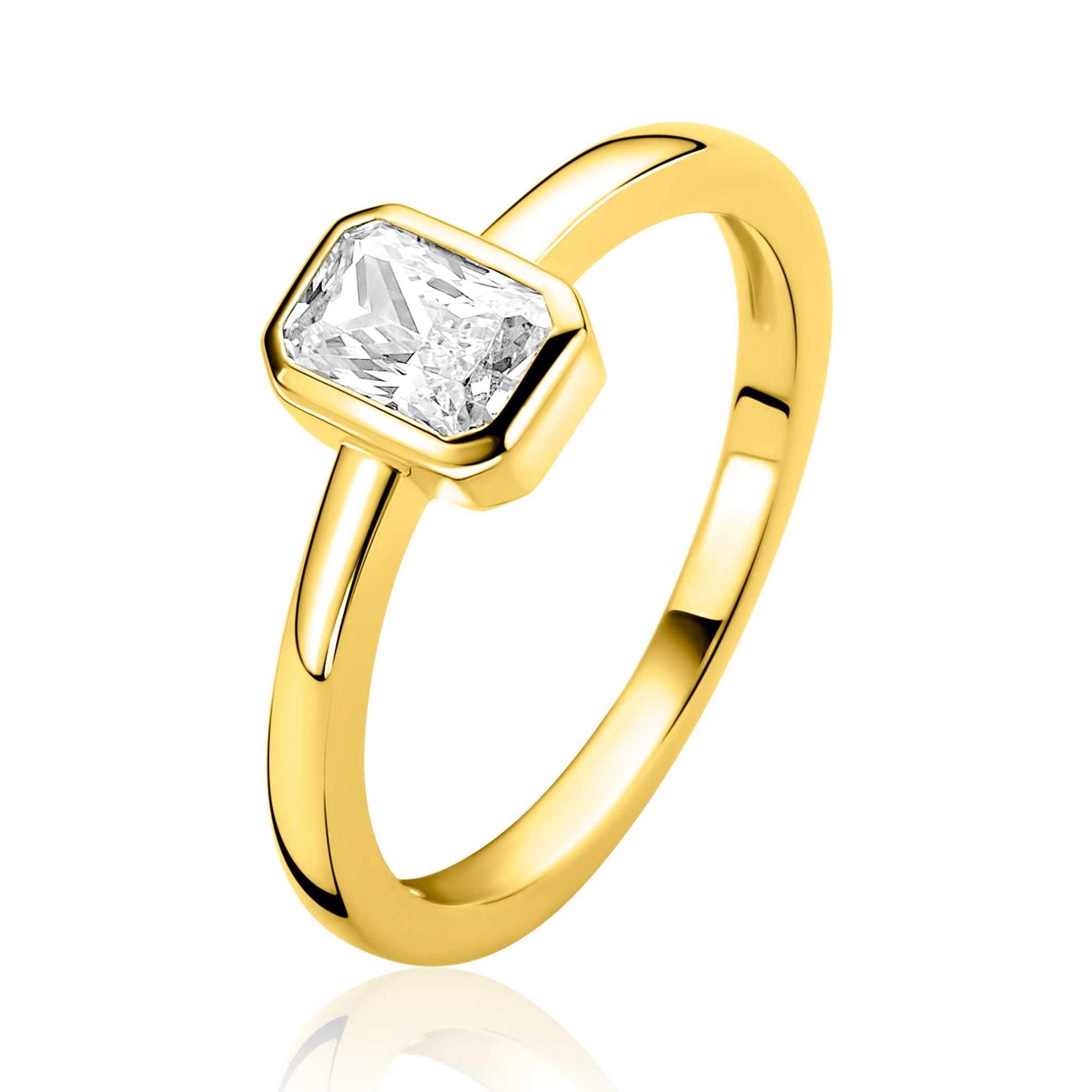 ZINZI Verguld Zilveren Ring ZIR2899 - ZIR2899-62