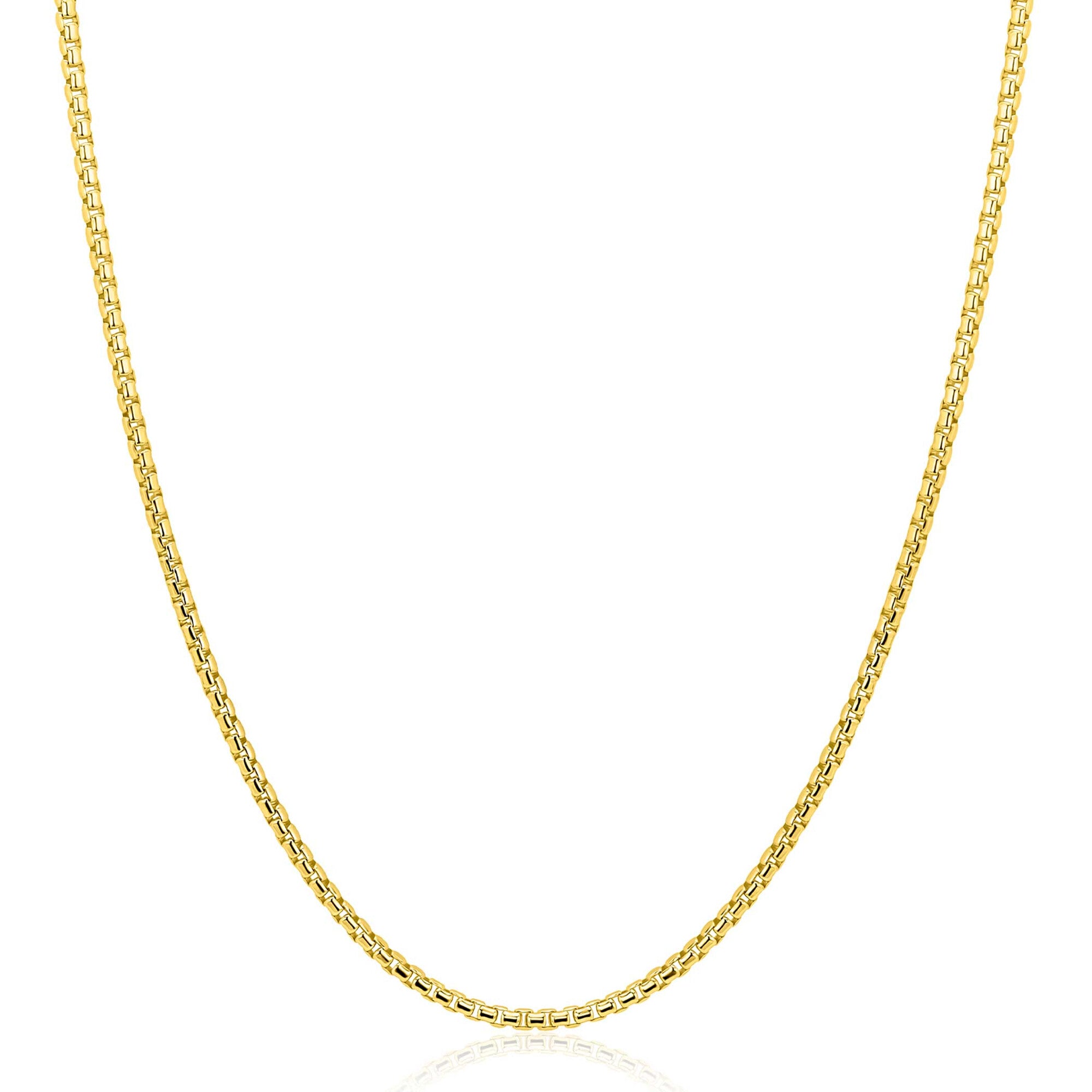 ZINZI Verguld Zilveren Ketting ZIC2842G