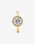 Pandora 14k Goud Vergulde Sparkling Halo ring 161234C01 - PansiteNederland.nl