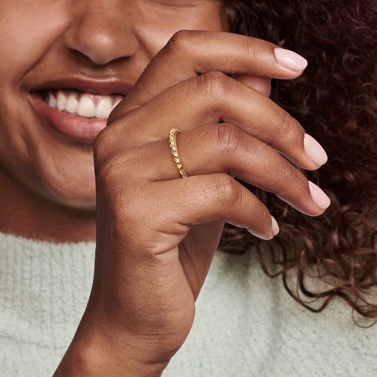 Pandora ME piramidenring goudverguld - 162800C01