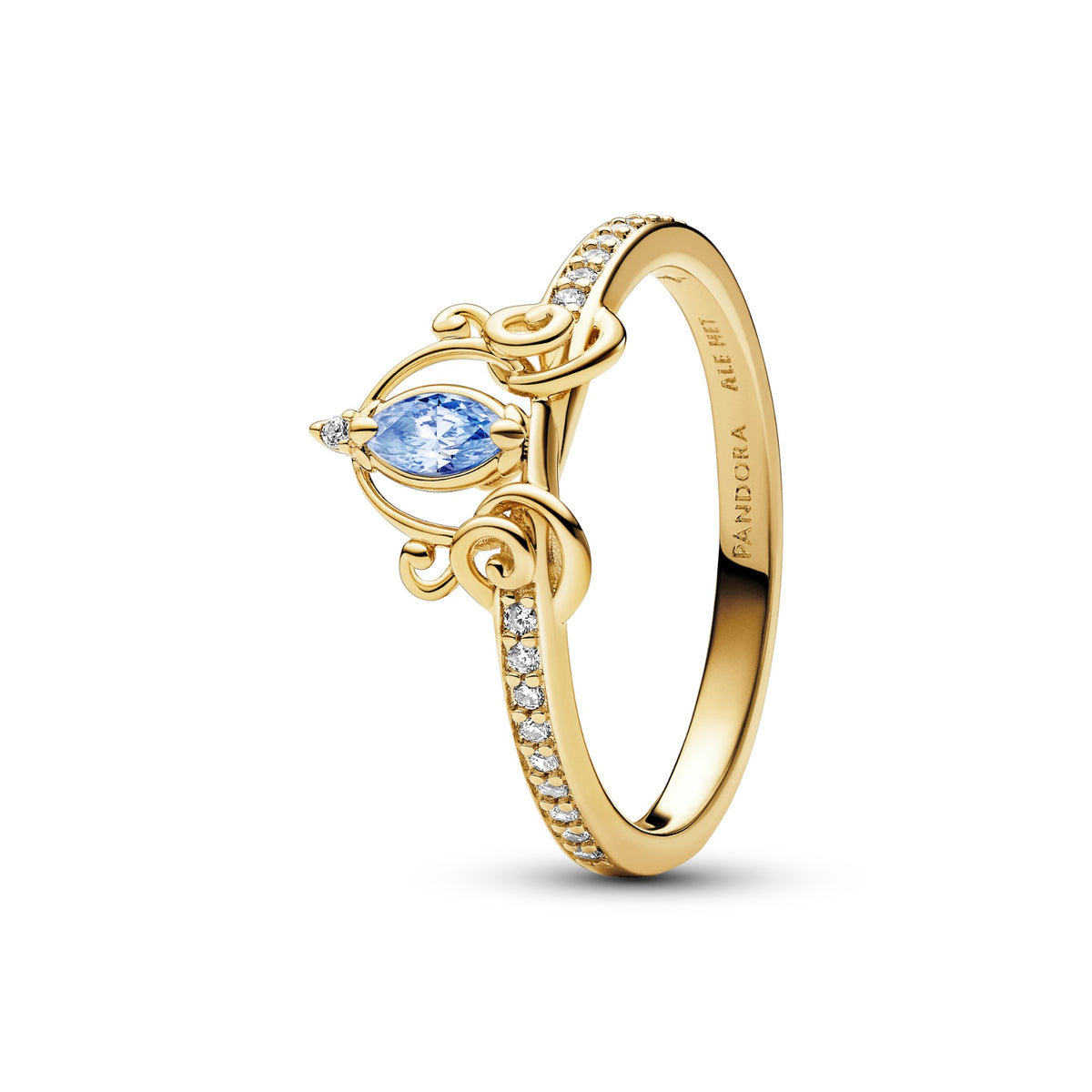 Pandora Ring Disney Assepoesters koets goudverguld