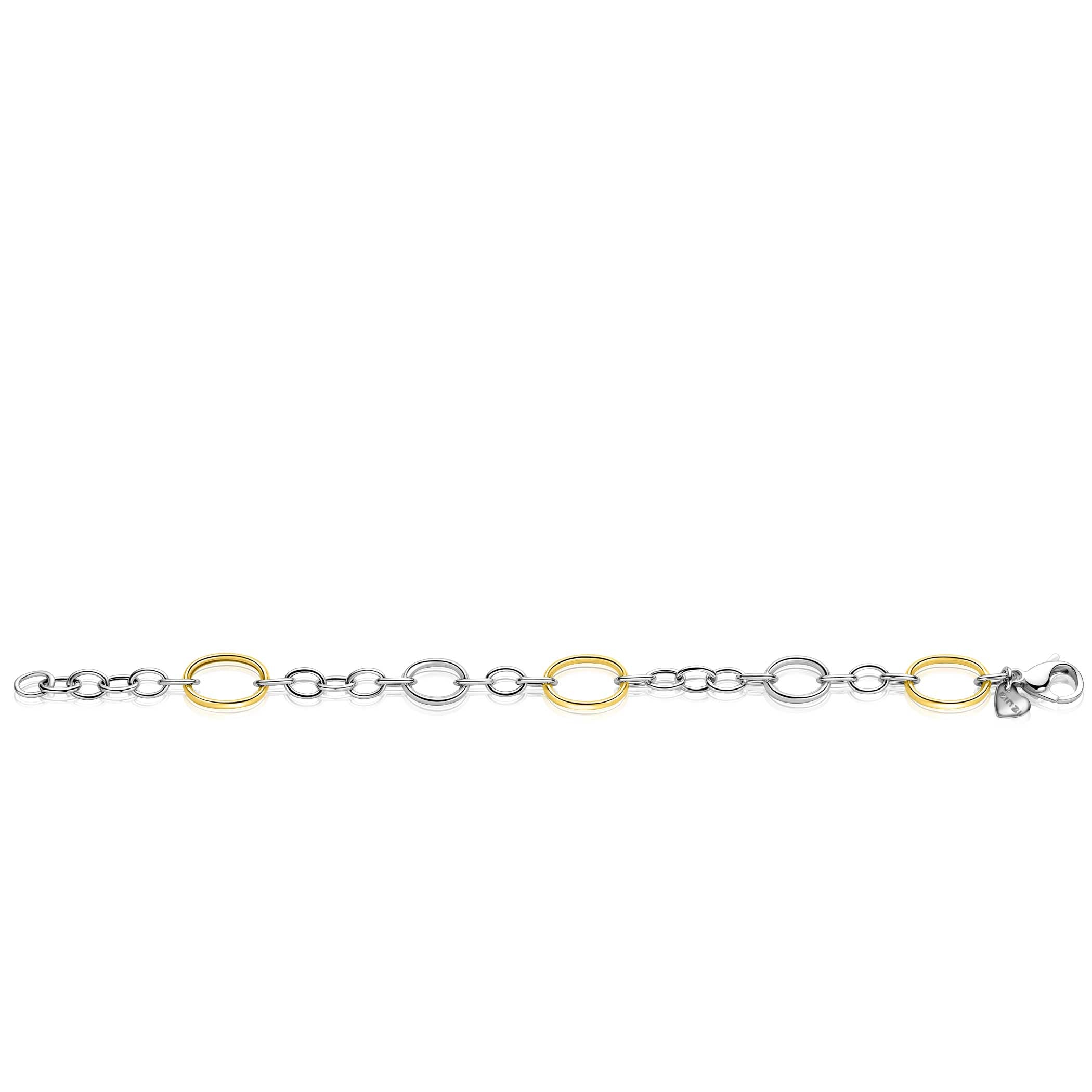 ZINZI Verguld Zilveren Armband 17-20 cm - ZIA2785