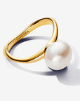 Pandora ESSENCE Barok Behandelde Gecultiveerde Zoetwaterparel Ring 163293C01 - PansiteNederland.nl