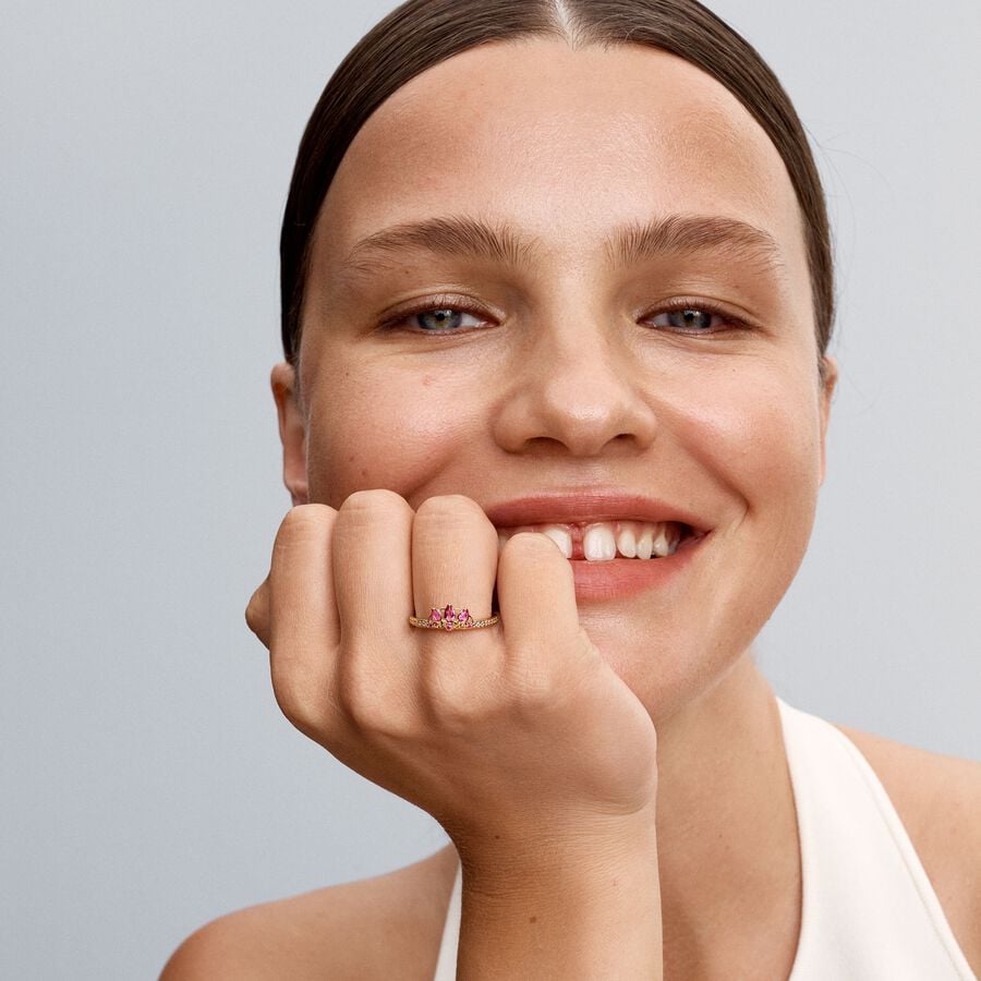 Pandora Disney Prinses Raponsje Tiara Ring goudverguld - 163651C01