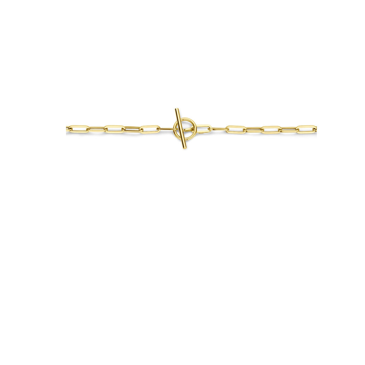 Fantasy Collection Collier kapittelslot 4 mm 42 cm 14K geelgoud
