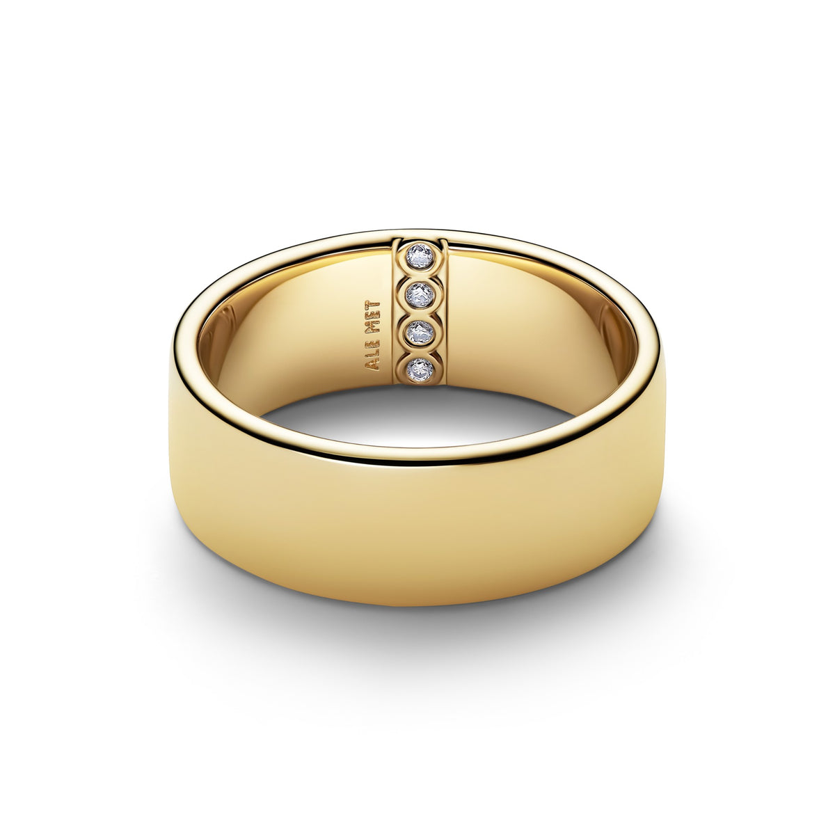 Pandora Graveerbare Brede Bandring goudverguld 164774C01
