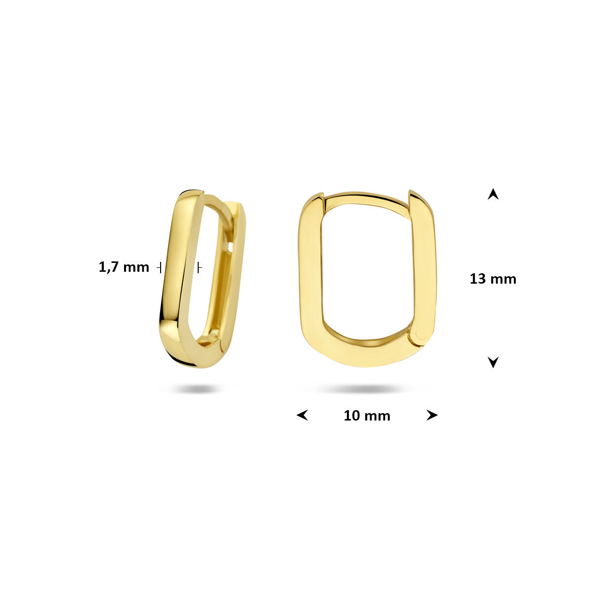 Fantasy Collection Oorbellen 13 mm 9K geelgoud