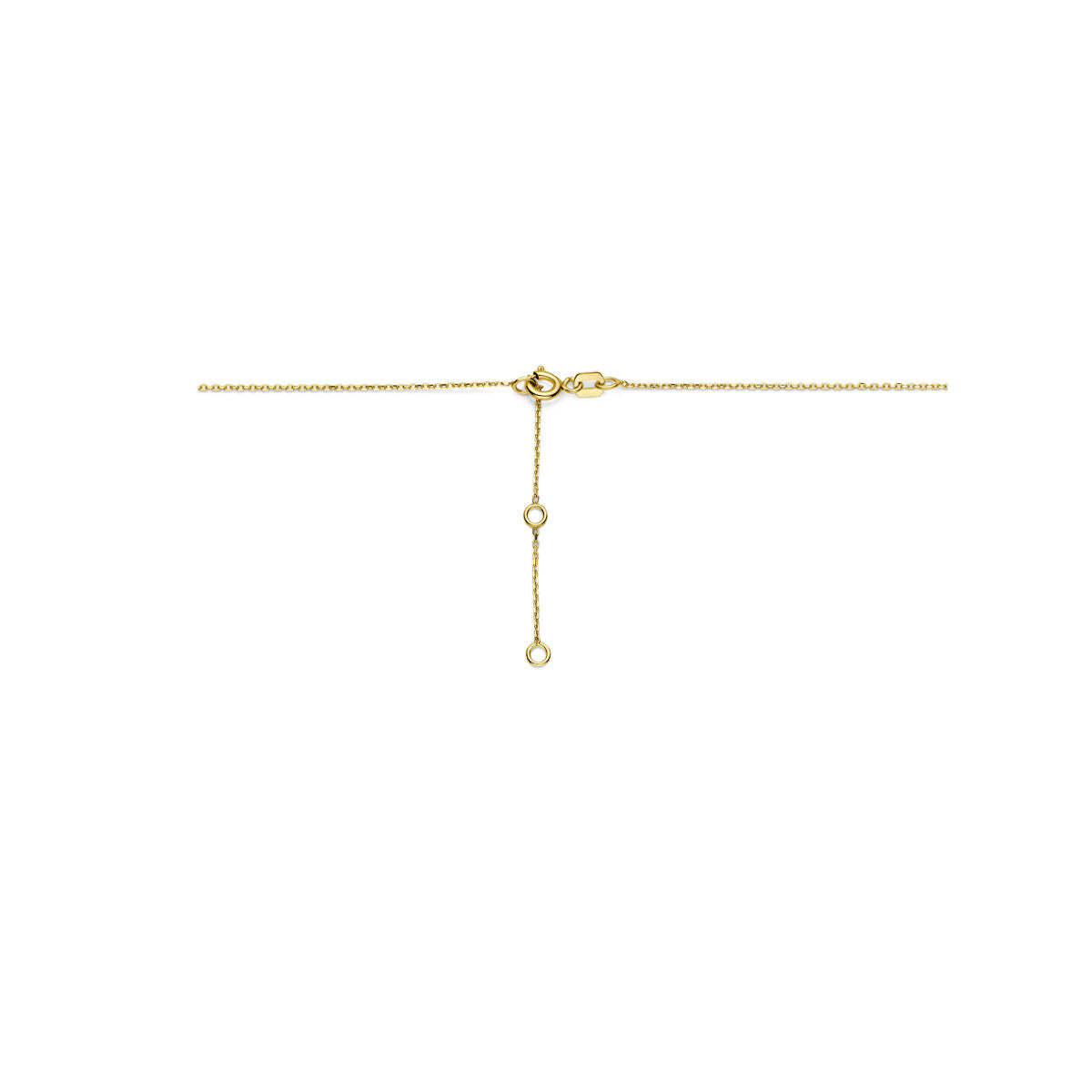 Collier zirkonia 41 - 43 - 45 cm 14K geelgoud
