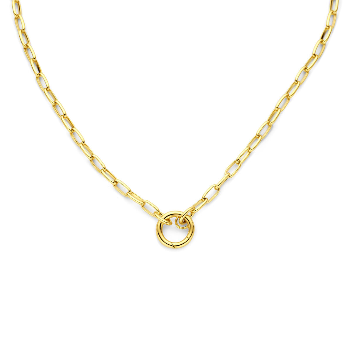 Fantasy Collection Collier connector 4,5 mm 45 cm 14K geelgoud