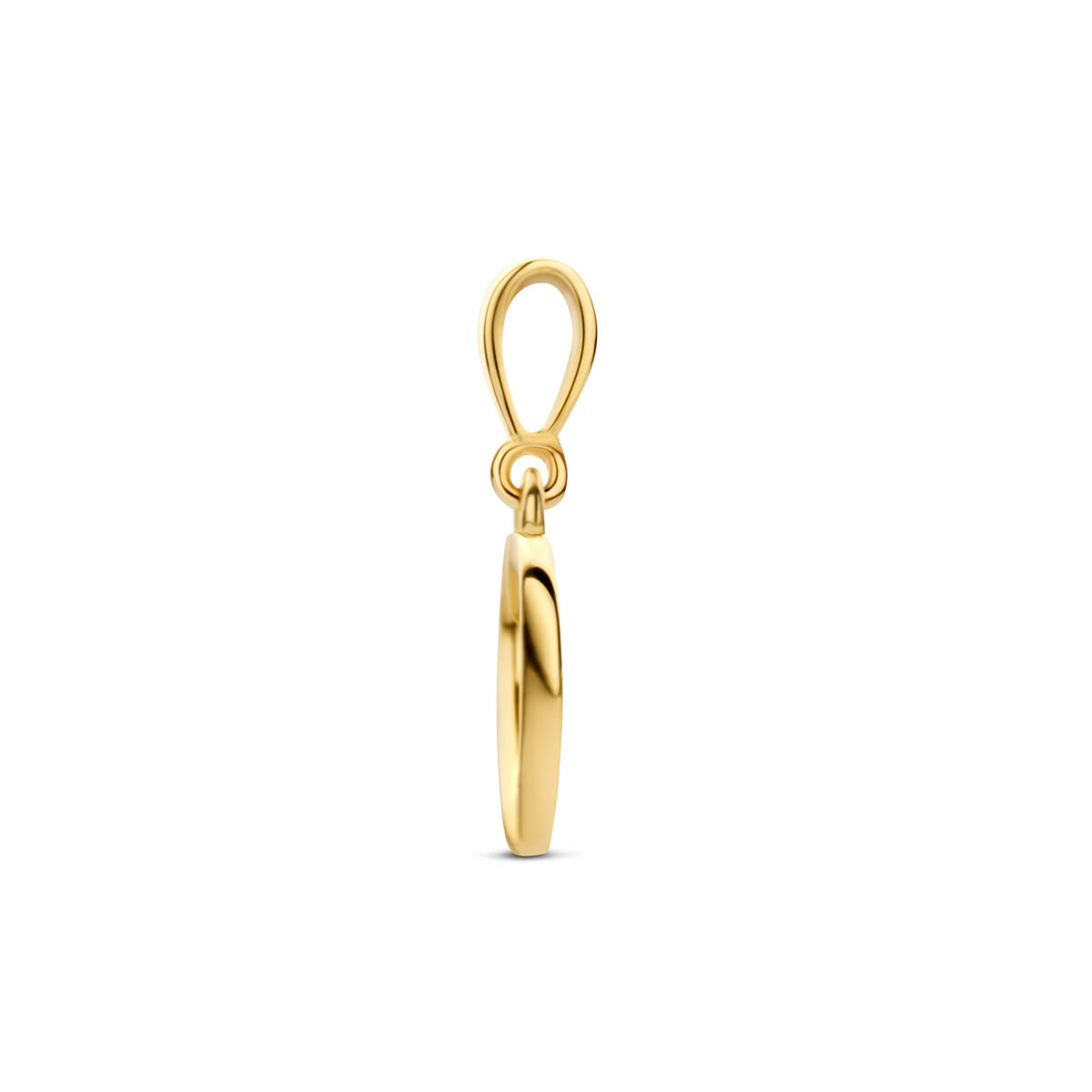 Hanger hartje 9K geelgoud 9 mm