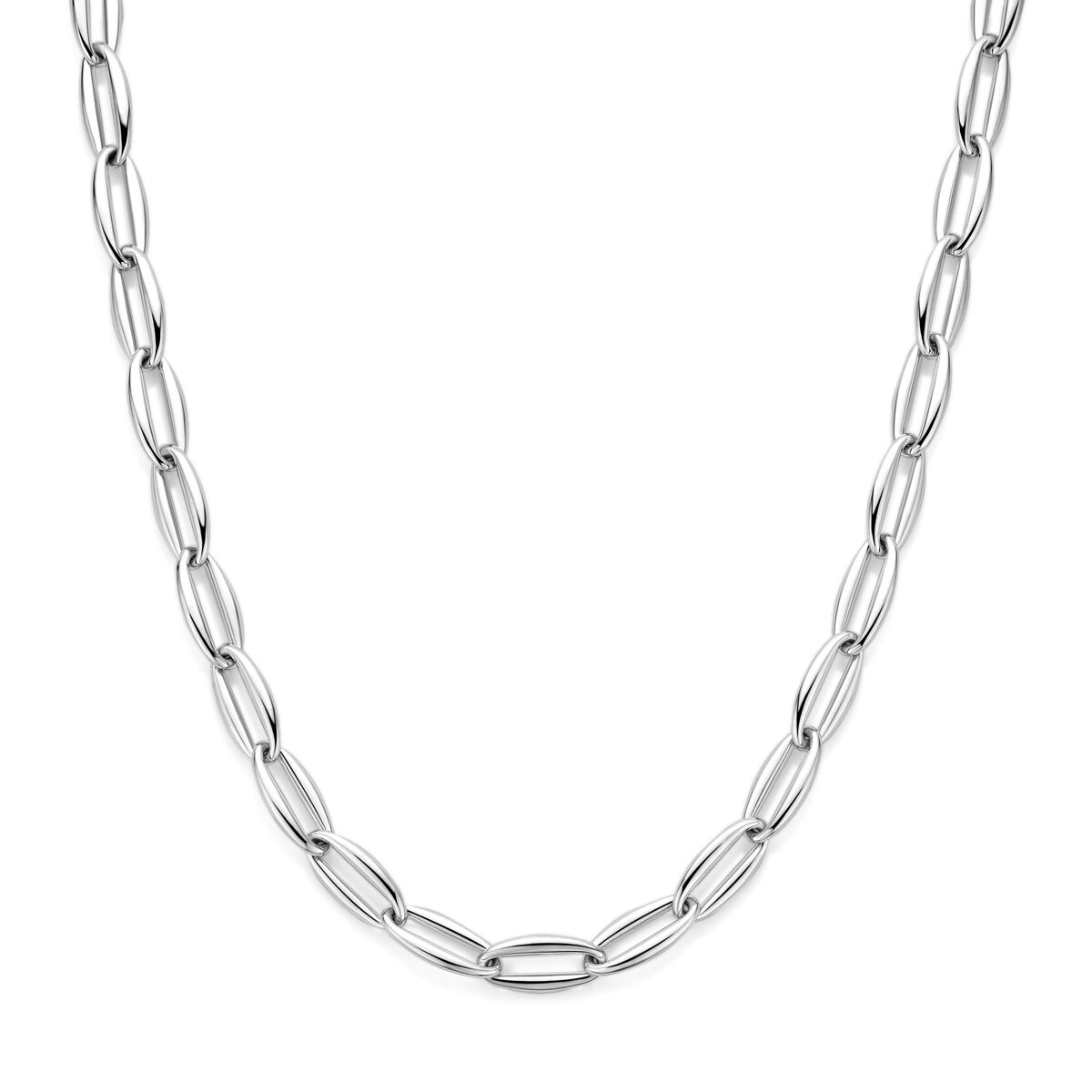 Fantasy Collection 9k collier paperclip vierkante buis 6,0 mm 45 cm 9K geel