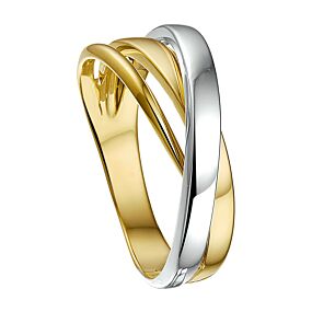 Fantasy Collection 14K Bicolor Gouden Ring 4207764