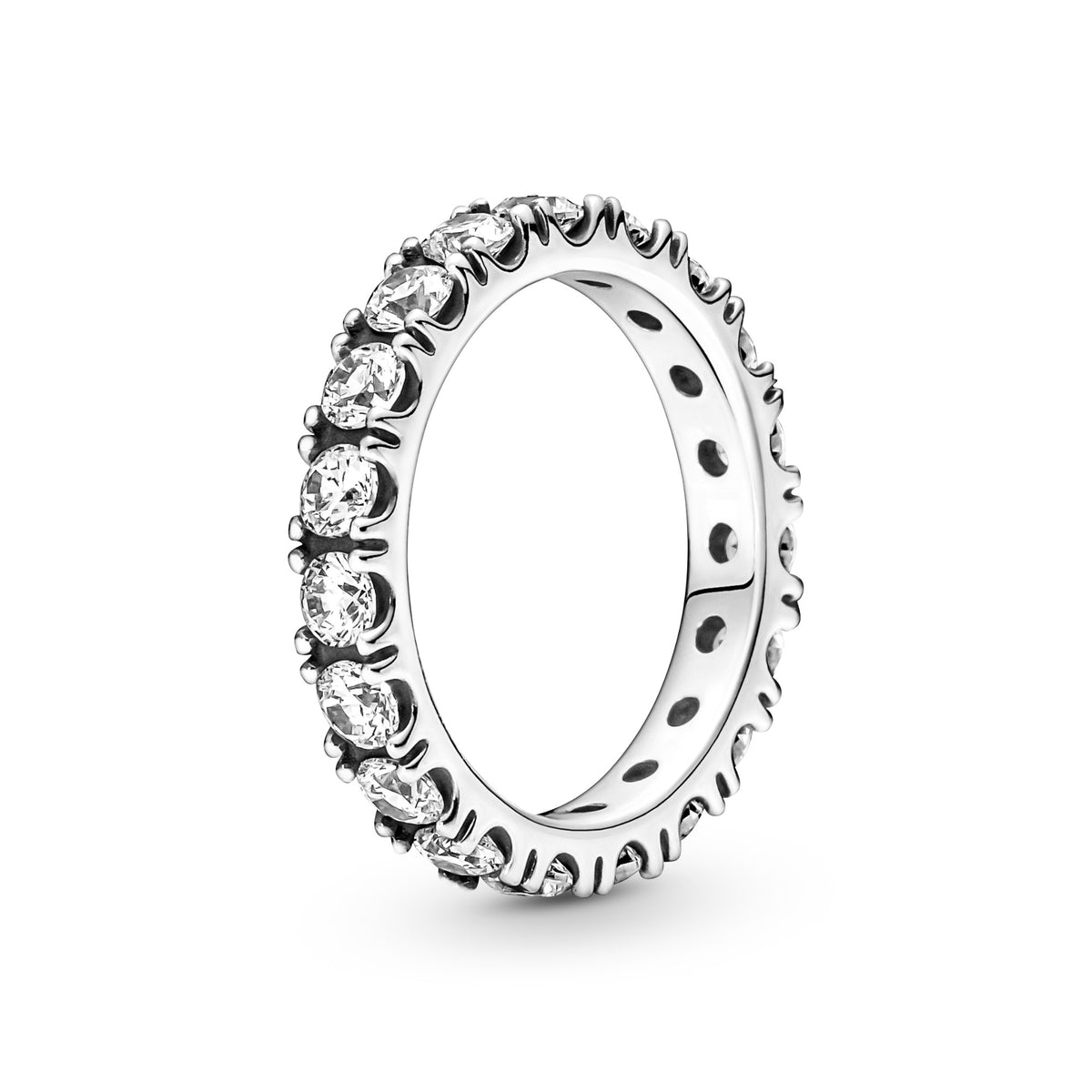 Pandora Sprankelende Rij Eternity Ring zilver
