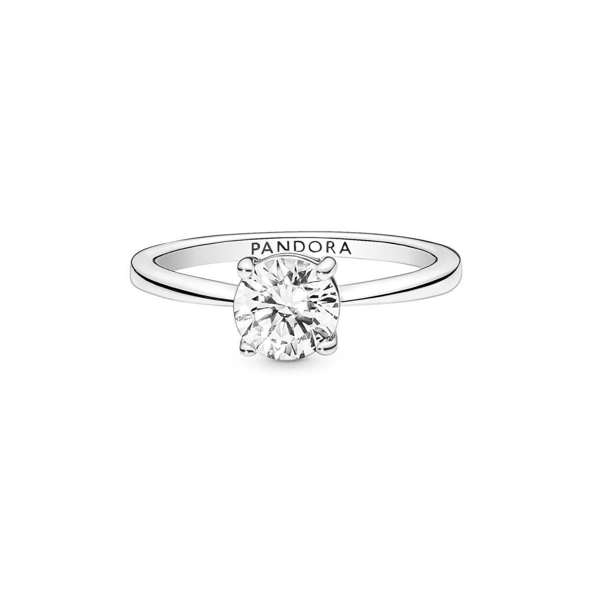 Pandora Sprankelende Solitaire Ring zilver 190052C01