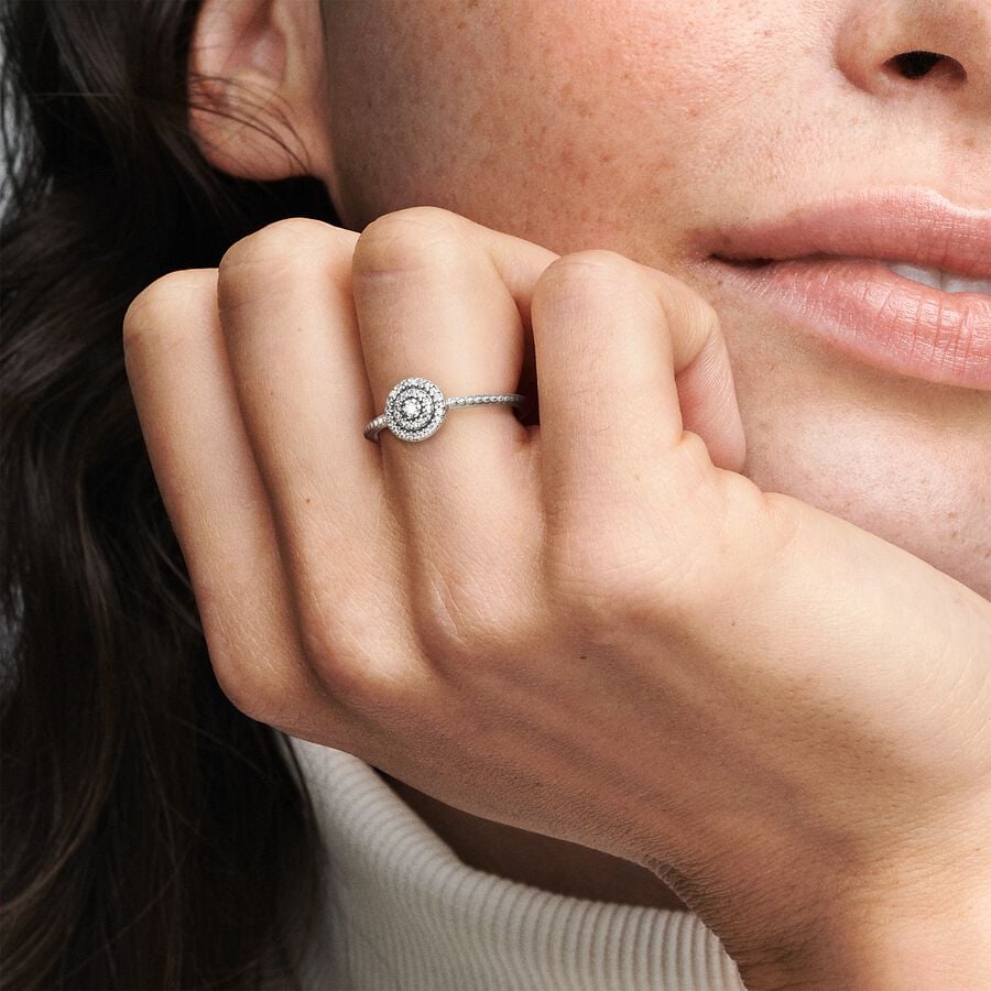 Pandora Elegant Sparkle Ring zilver - 190986CZ