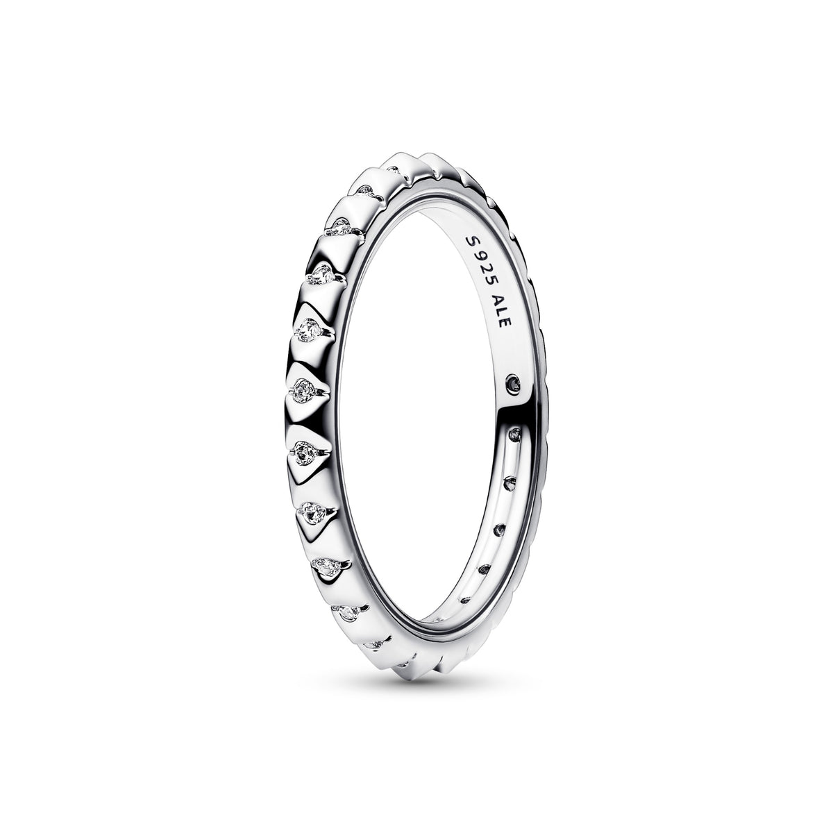 Pandora ME piramidenring zilver