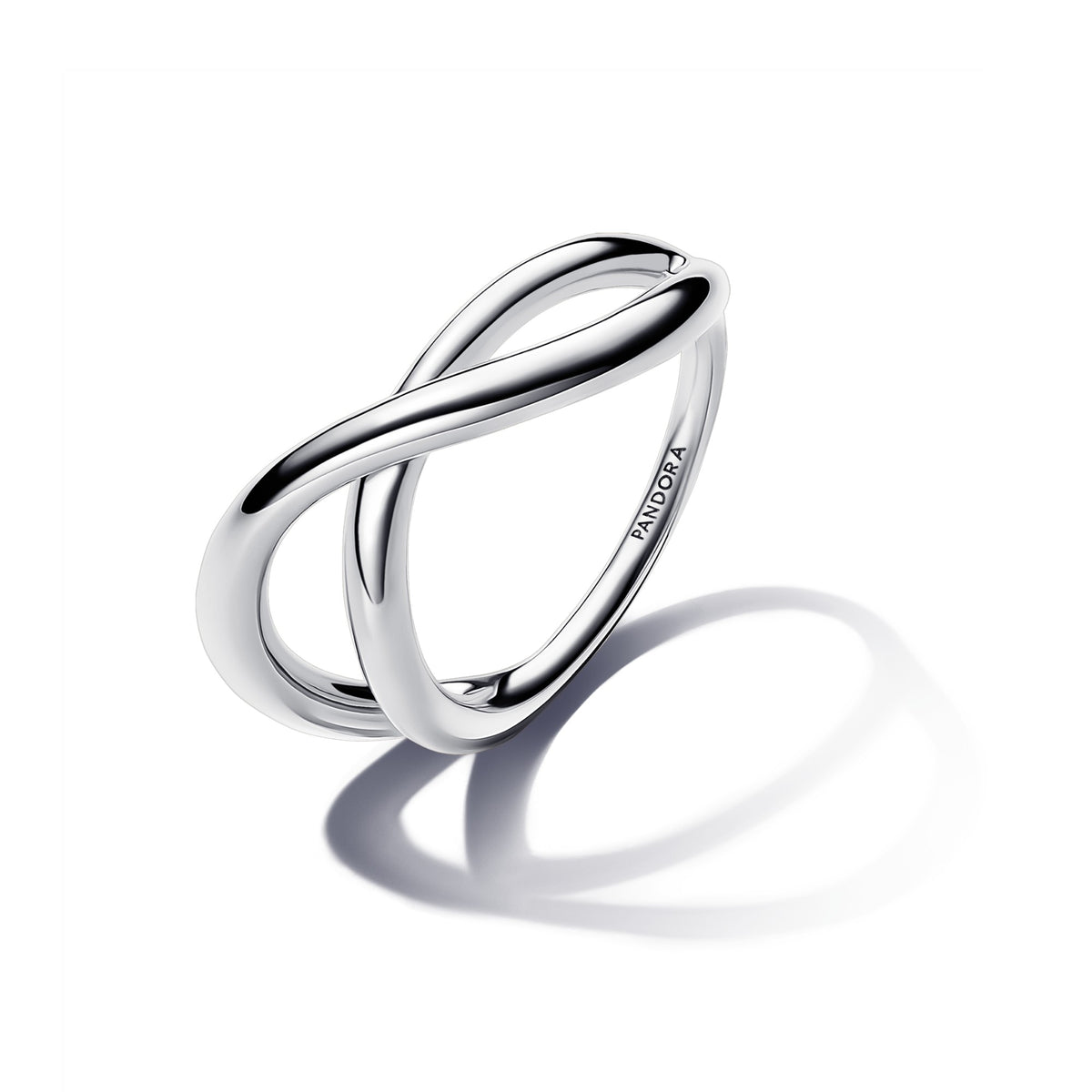 Pandora Organisch Gevormde Infinity Ring zilver