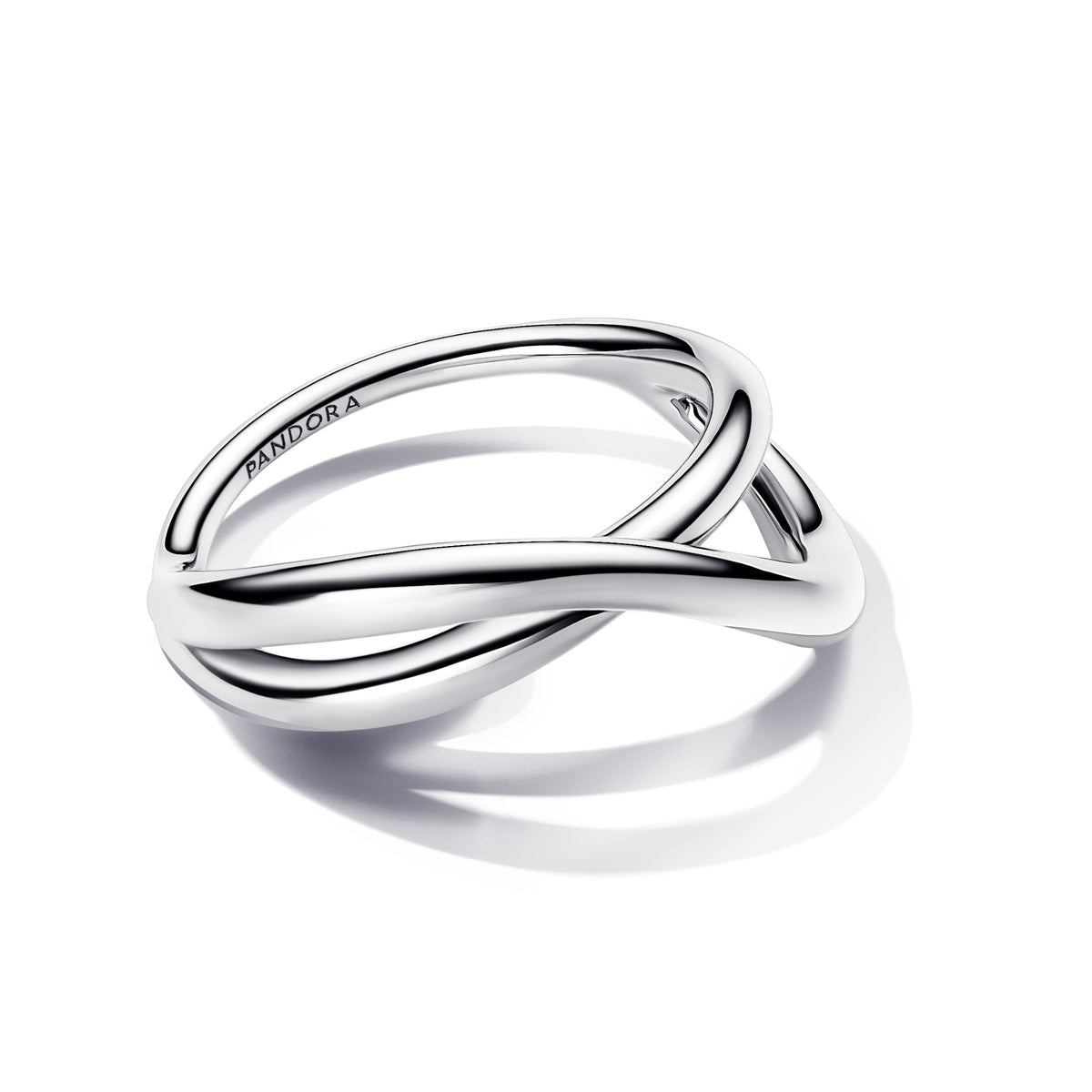 Pandora Organisch Gevormde Infinity Ring zilver 193318C00