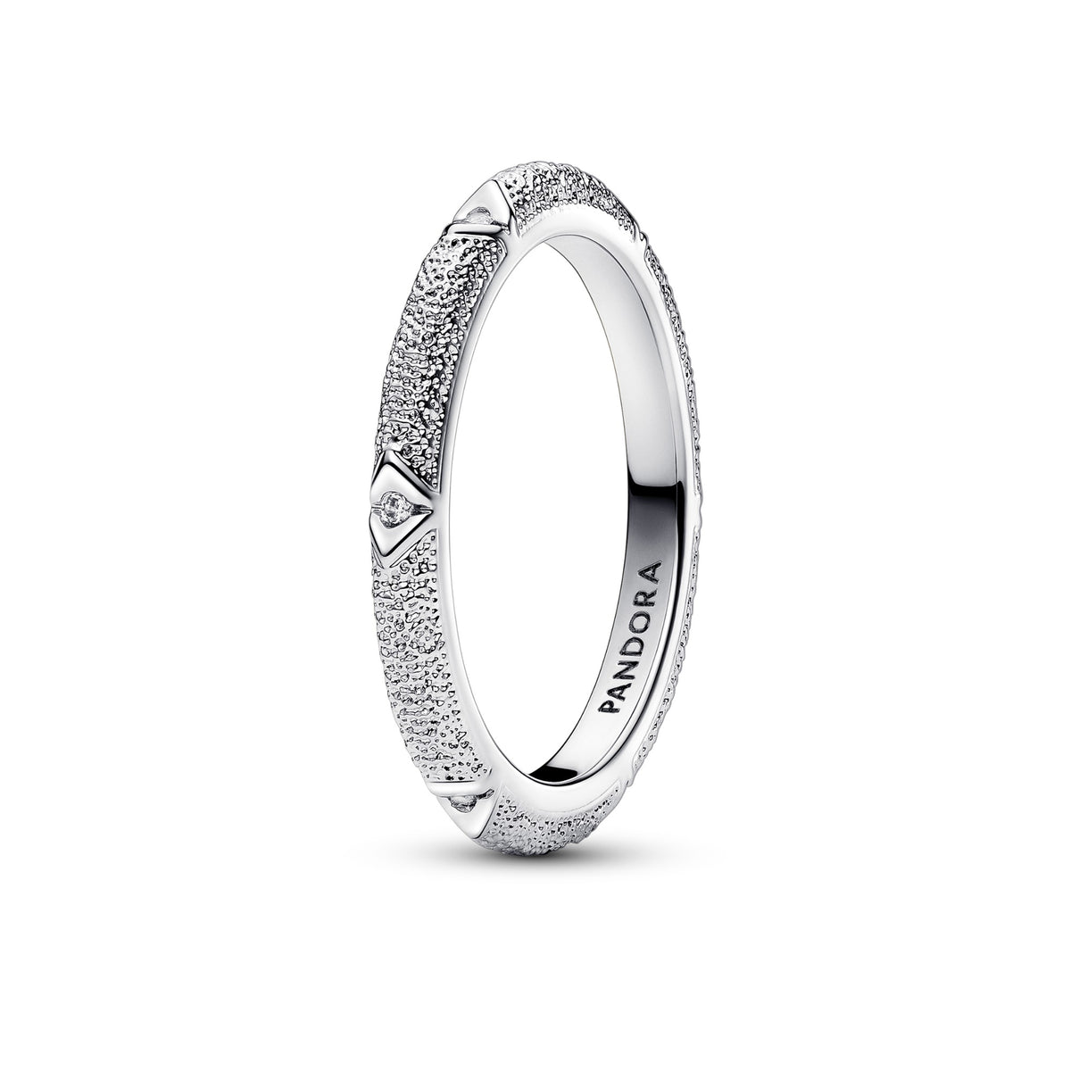 Pandora ME Textuur & Stenen Ring zilver
