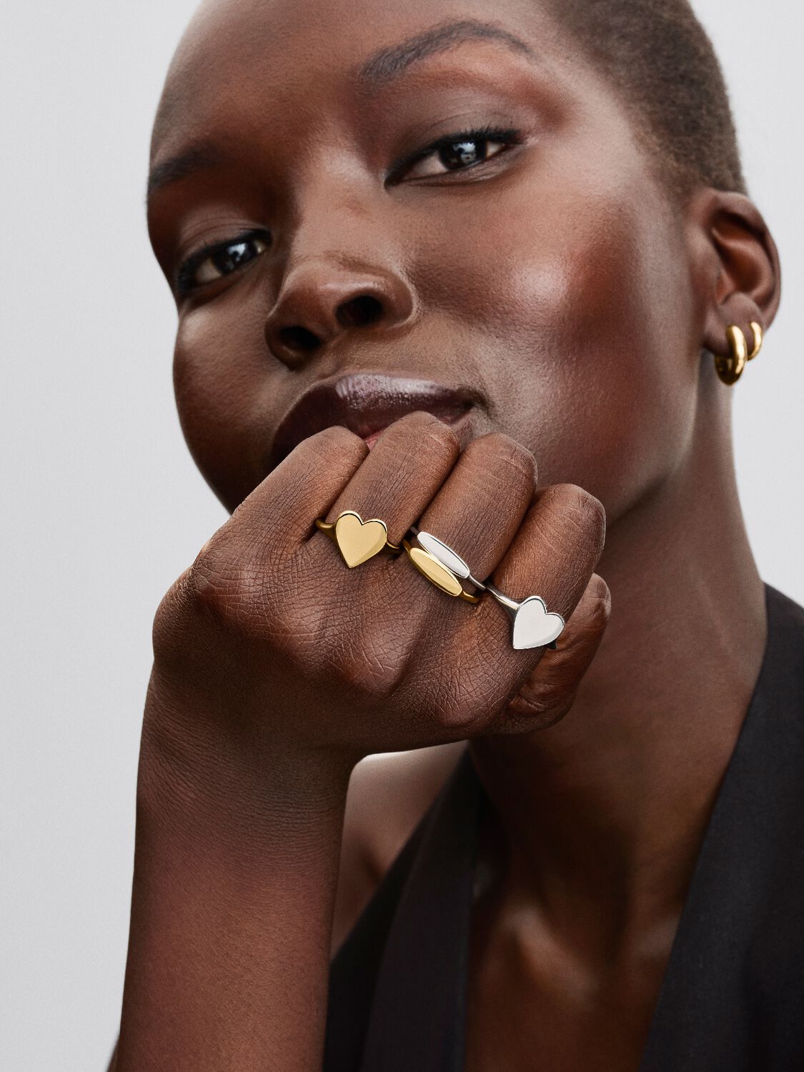 Pandora zilveren ring met graveerbaar staafje