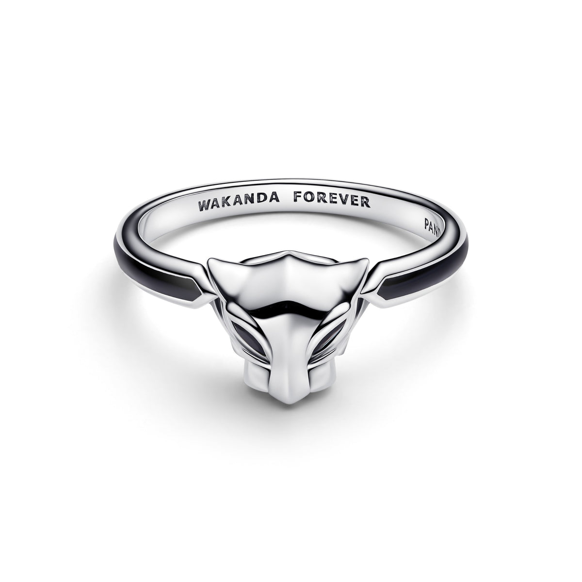 Pandora Marvel Black Panther-ring zilver 194223C01