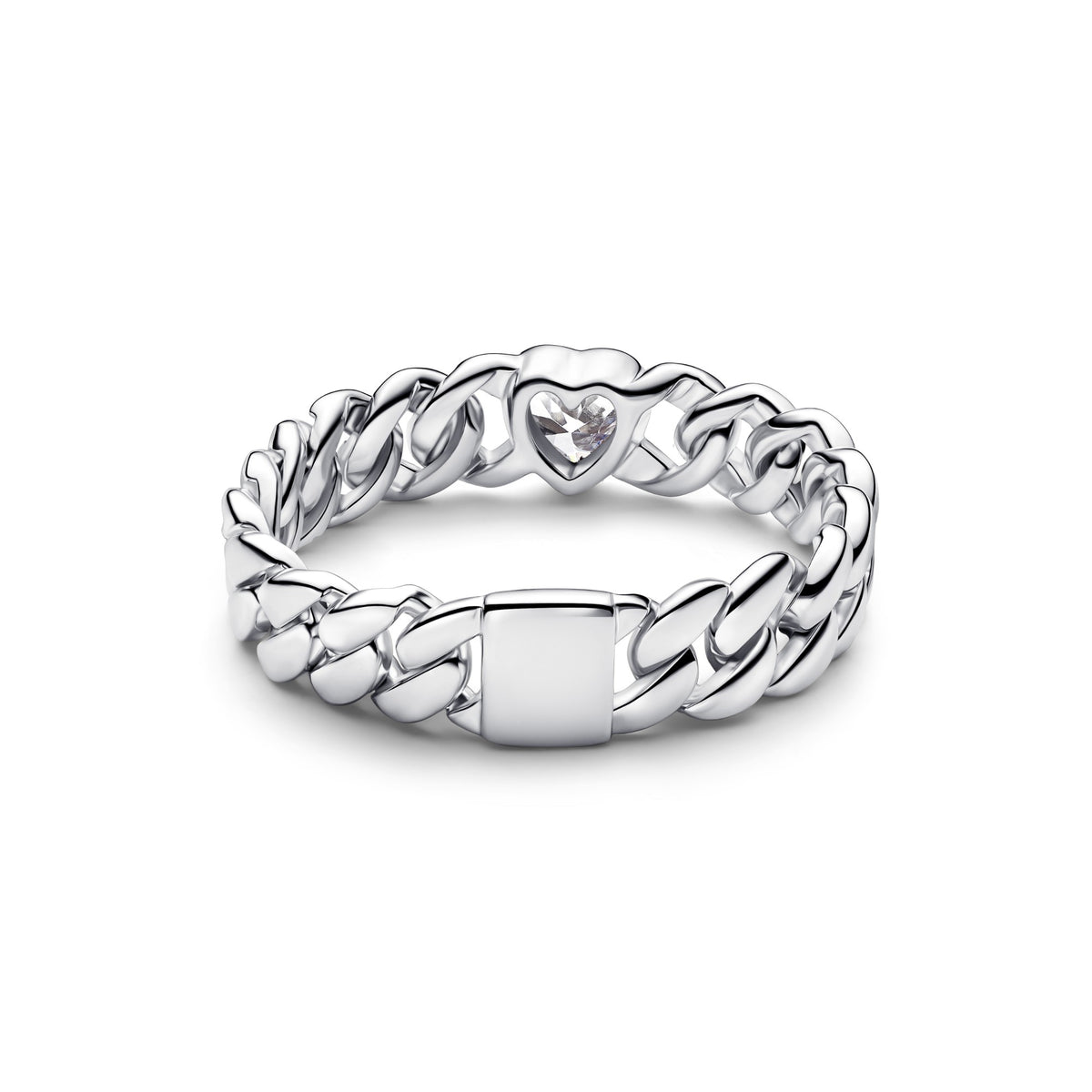 Pandora Cuban Schakelring zilver 194386C01