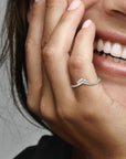 Pandora Tiara Wishbone Ring 198282CZ - PansiteNederland.nl