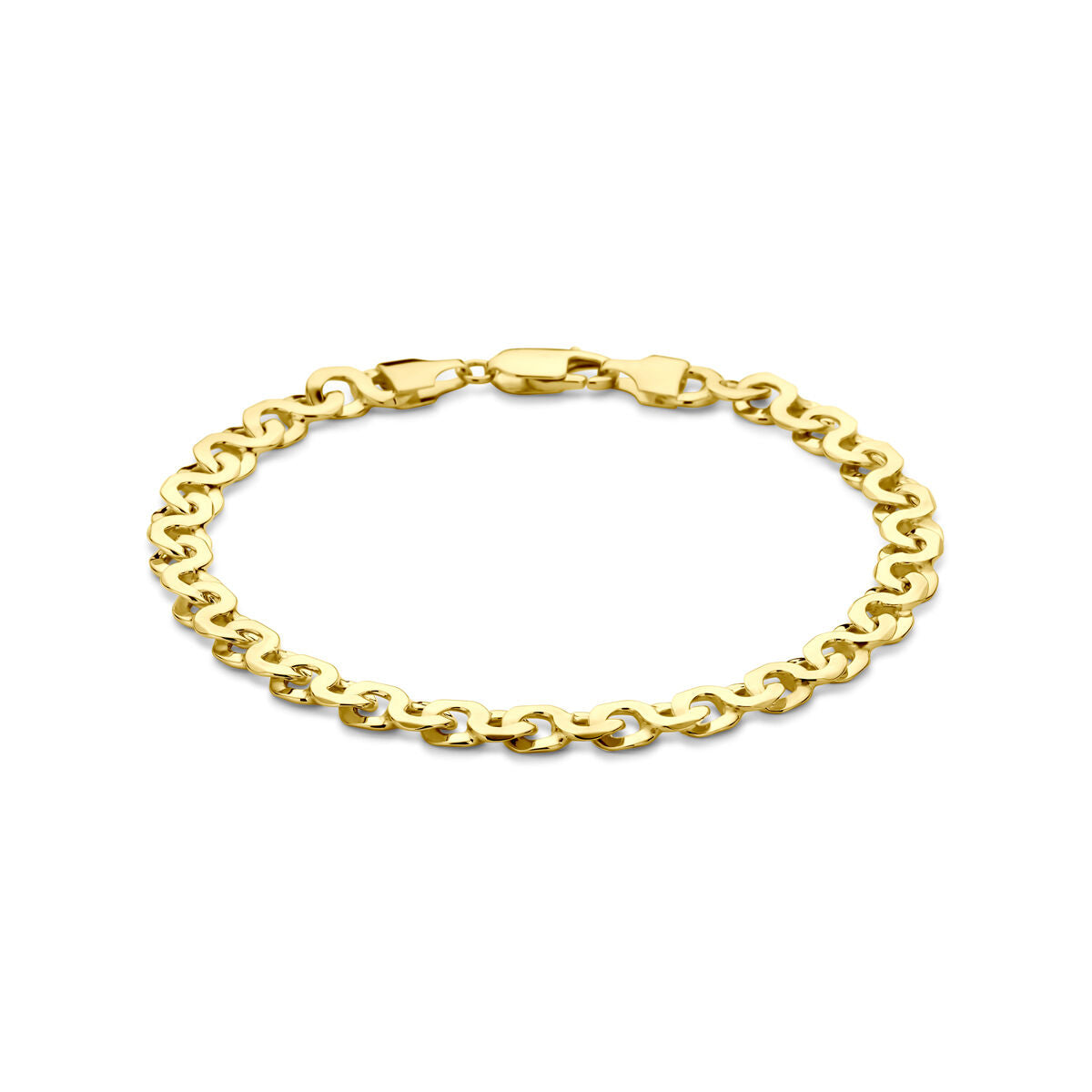 14K geelgouden armband 6,5 mm 21 cm 4034884 - PansiteNederland.nl