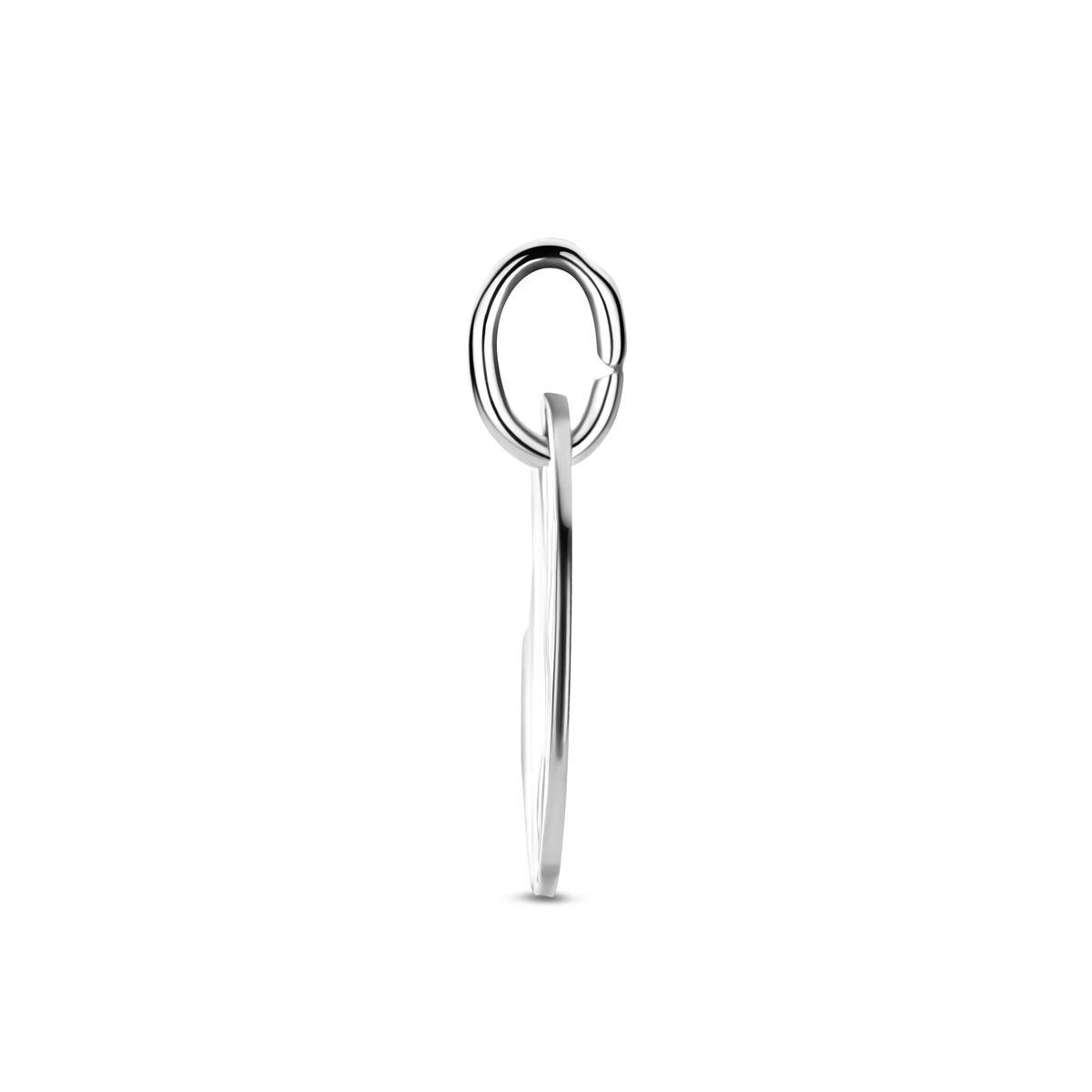 Fantasy Collection Graveerhanger gehamerd 15 mm zilver