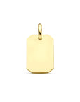 9K Geelgouden 9k graveerhanger 20 mm - 8000167 - PansiteNederland.nl