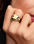 Pandora Geribbelde statement ring - 163884C00 - PansiteNederland.nl
