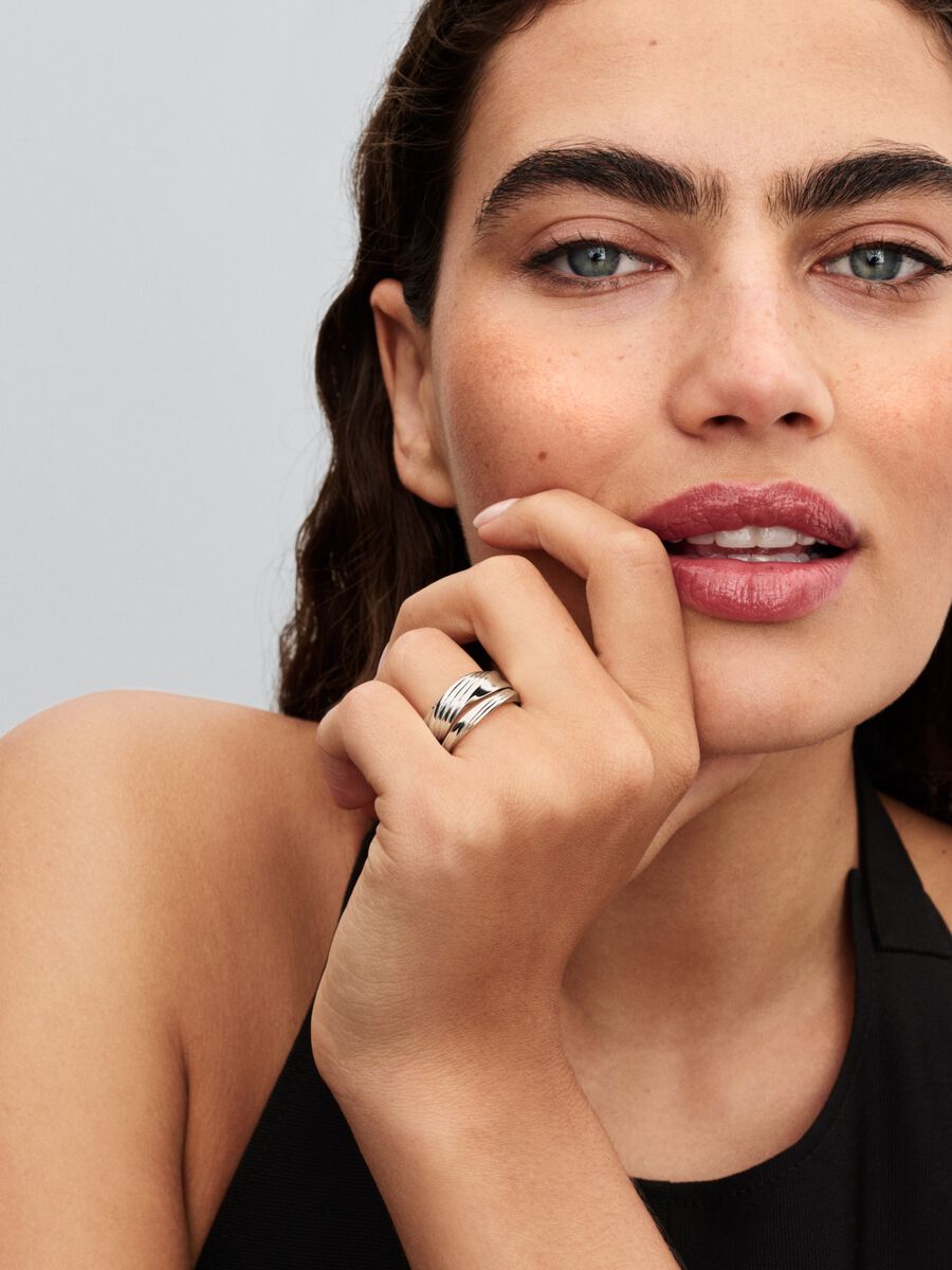 Pandora Gedraaide dubbele ring - 193890C00 - PansiteNederland.nl