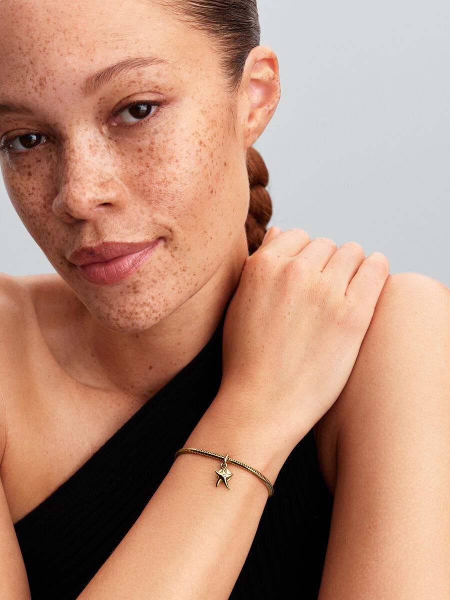 Pandora Zeester Dubbele Hangende Bedel goudverguld - 763892C01