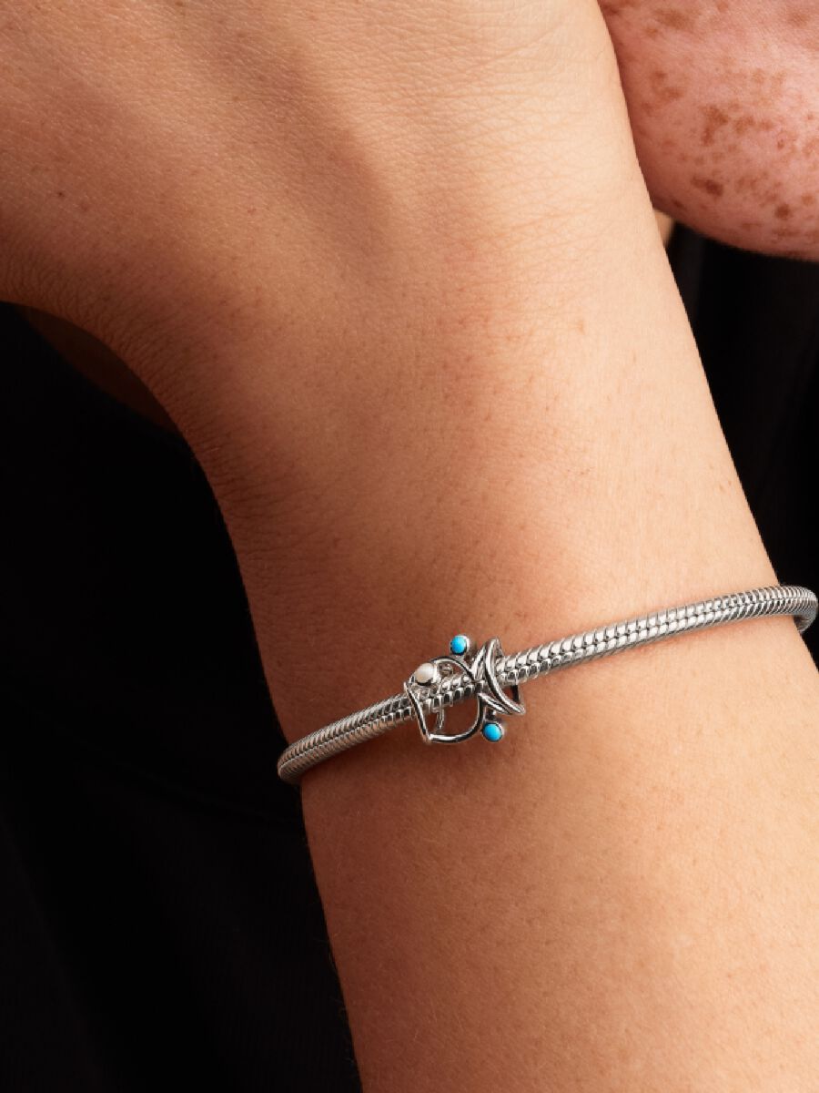 Pandora Opengewerkte Visbedel zilver - 793819C01
