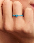 Pandora Turquoise Hartsteen Ring - 193828C01 - PansiteNederland.nl