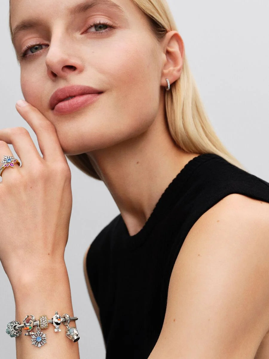 Pandora Disney Anna Tiara Ring 164135C01 – Verguld met Paarse Stenen