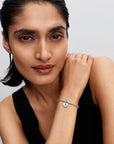 Pandora Vallende Ster en Harten Bedel 794143C01 – Zilver