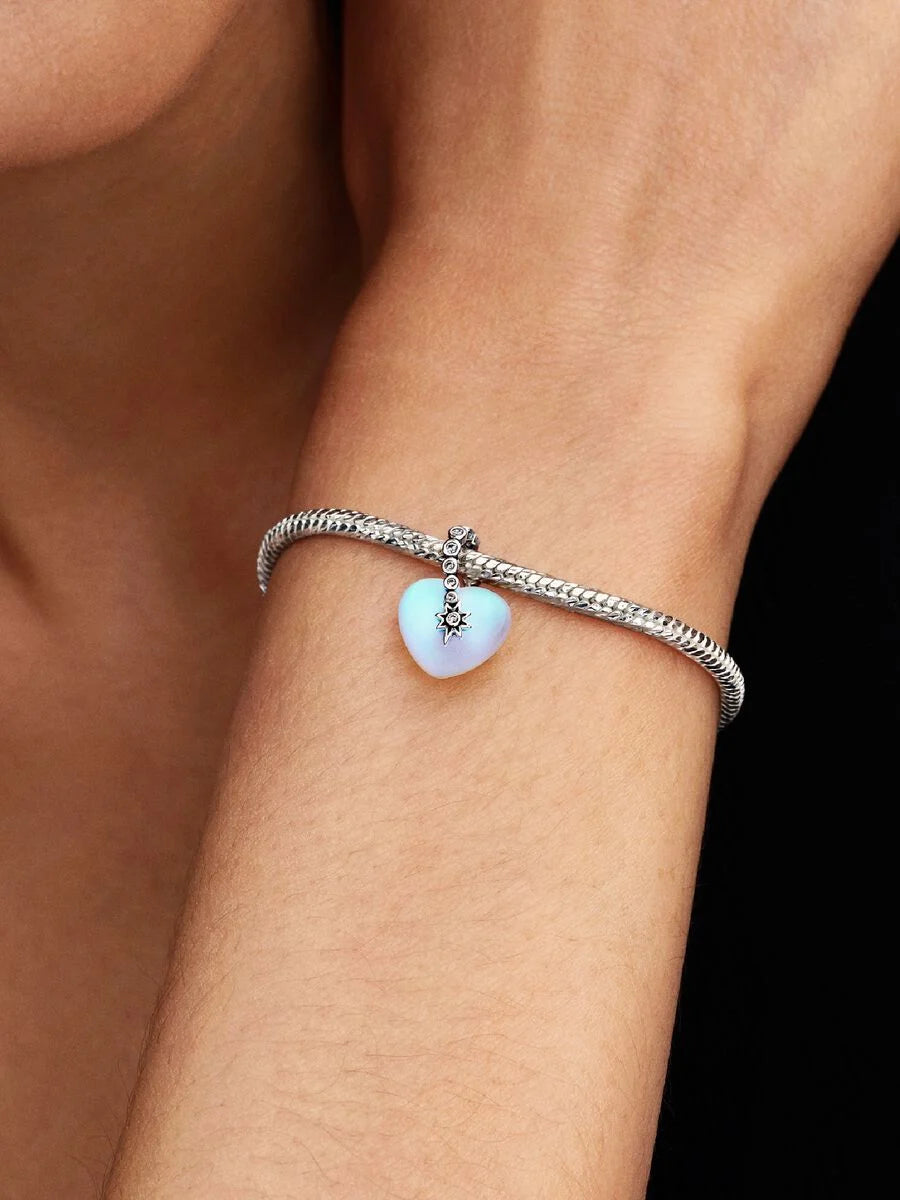 Pandora Vallende Ster en Harten Bedel 794143C01 – Zilver
