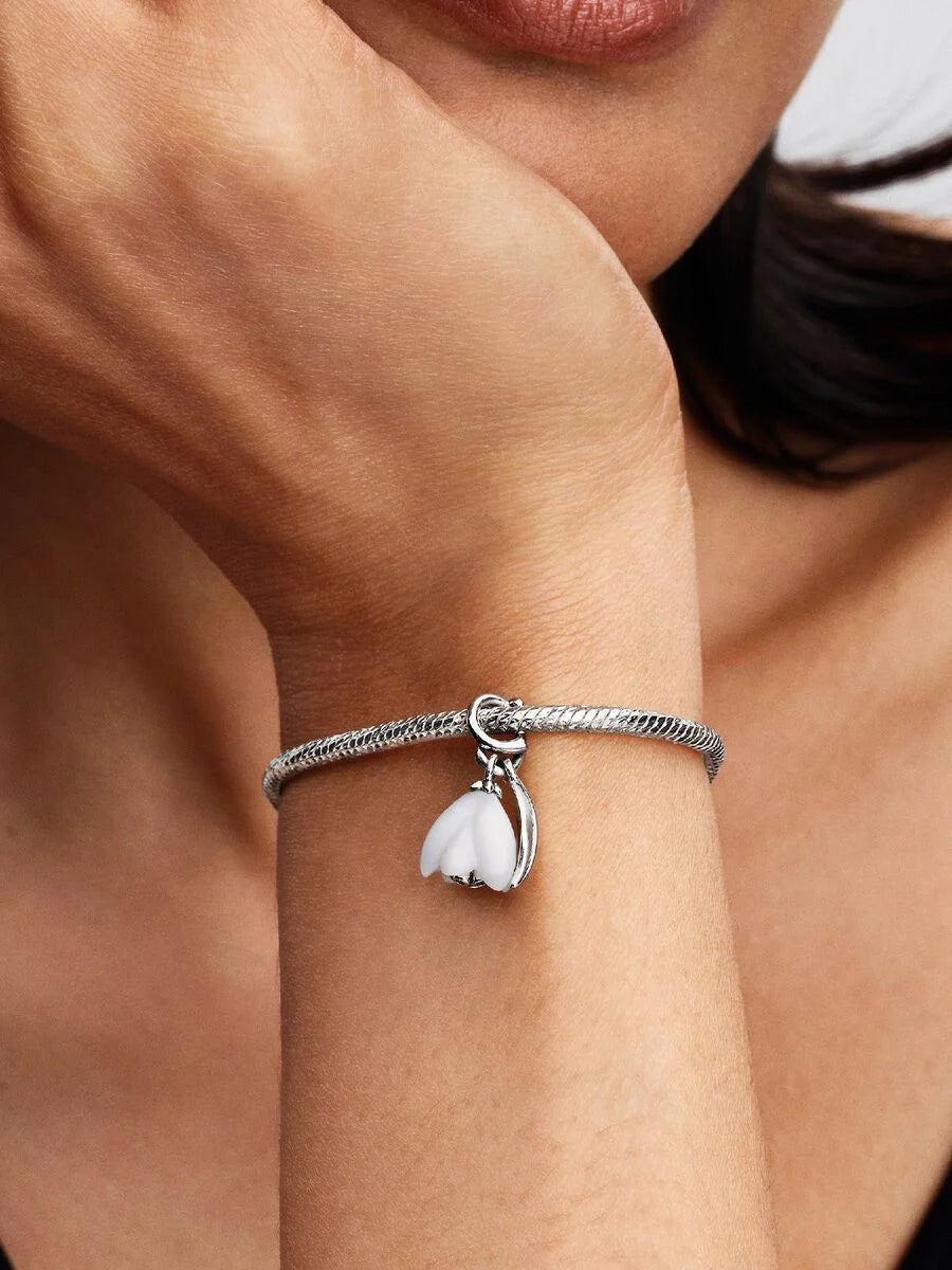 Pandora Sneeuwdruppelbloem Hangende Bedel 794239C01 – Zilver
