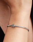 Pandora Kerstboom Bedel 764248C01 – Tweekleurig Zilver