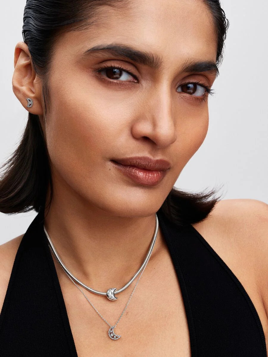 Pandora Ketting met Halve Maan Hanger 394259C01 – Sterling Zilver