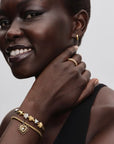 Pandora Stralend Hart Hangende Bedel 764141C01 – Verguld Zilver